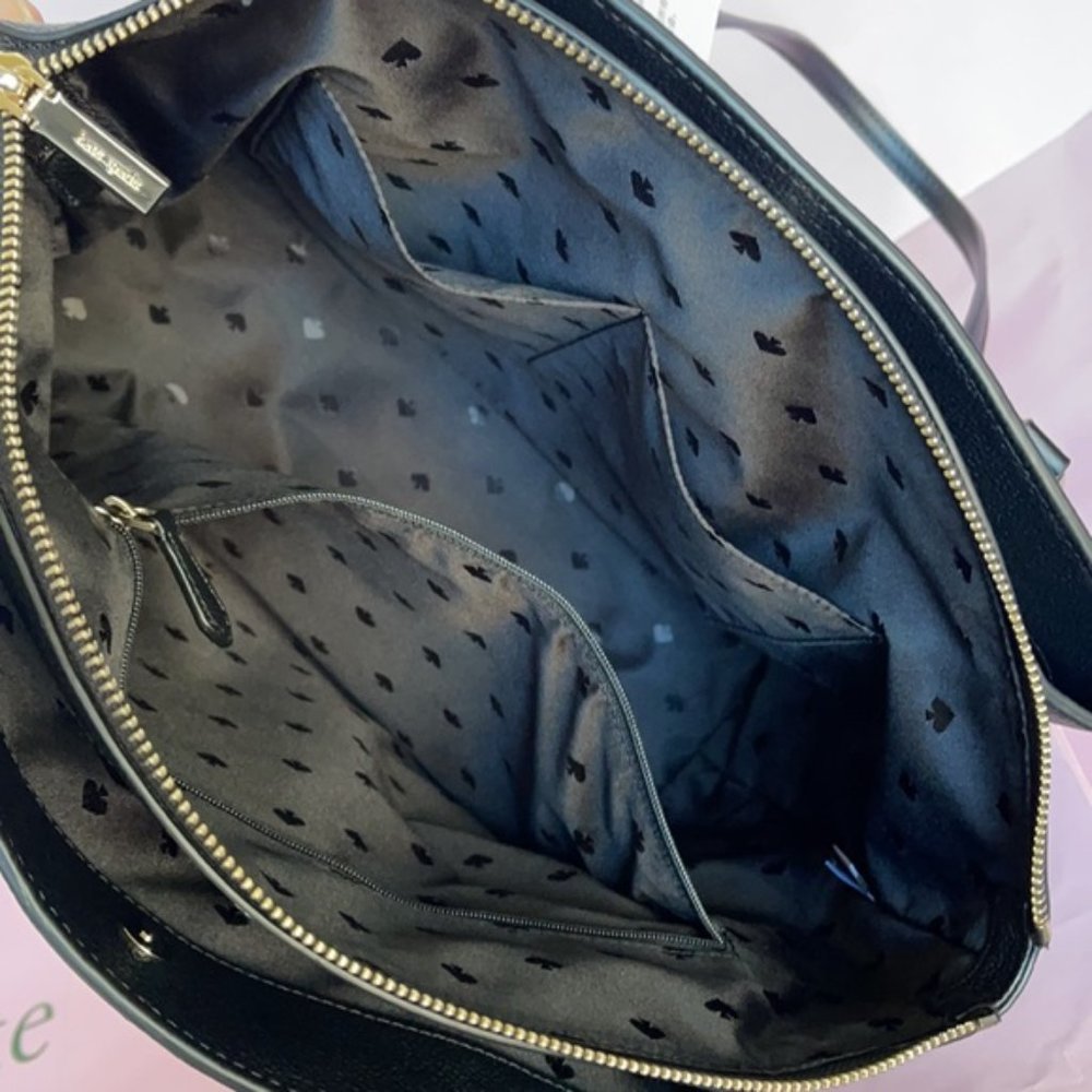 Kate Spade Monet Large Compartment Tote Black NWT - Picture 7 of 16